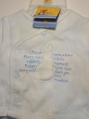 Peter Rabbit Baby Kids Matching Set in Light Blue